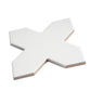Pure White 5x5 Matte Cross Porcelain Tile (34 pack, 5.31 sq ft/case)