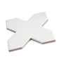 Pure White 5x5 Matte Cross Porcelain Tile (34 pack, 5.31 sq ft/case) - Sample
