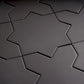 Graphite Black 7x7 Matte Star Porcelain Tile (34 pack, 5.31 sq ft/case)
