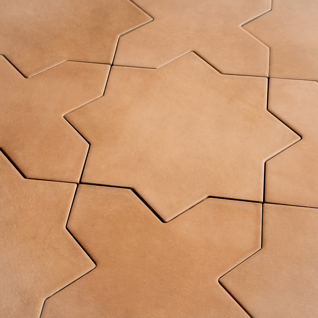 Terracotta 7x7 Matte Star Porcelain Tile (34 pack, 5.31 sq ft/case)