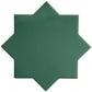 Sage Green 7x7 Matte Star Porcelain Tile (34 pack, 5.31 sq ft/case)