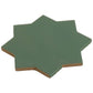 Sage Green 7x7 Matte Star Porcelain Tile (34 pack, 5.31 sq ft/case)