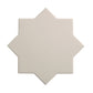 Light Gray 7x7 Matte Star Porcelain Tile (34 pack, 5.31 sq ft/case) - Sample