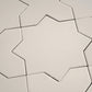 Light Gray 7x7 Matte Star Porcelain Tile (34 pack, 5.31 sq ft/case) - Sample