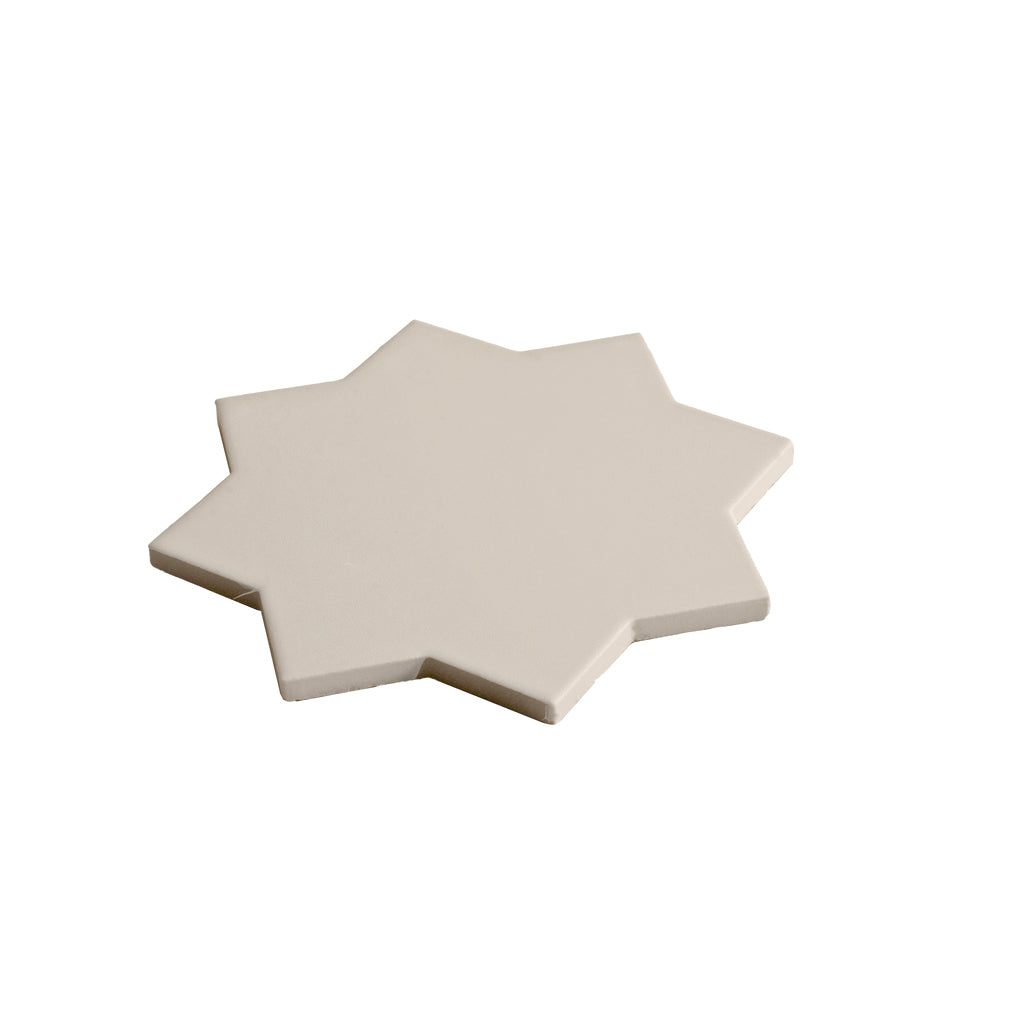 Light Gray 7x7 Matte Star Porcelain Tile (34 pack, 5.31 sq ft/case)