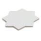 Pure White 7x7 Matte Star Porcelain Tile (34 pack, 5.31 sq ft/case)