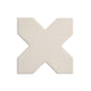 Light Gray 5x5 Matte Cross Porcelain Tile (34 pack, 5.31 sq ft/case)