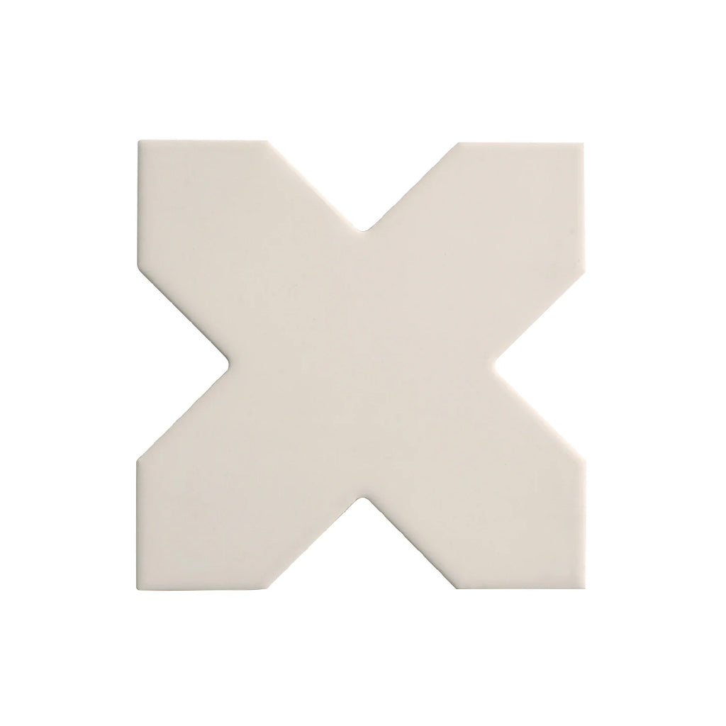 Light Gray 5x5 Matte Cross Porcelain Tile (34 pack, 5.31 sq ft/case)