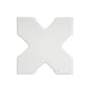 Pure White 5x5 Matte Cross Porcelain Tile (34 pack, 5.31 sq ft/case)