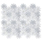 White 10x11 Polished Floral Eastern White Bardiglio Mosaic Tile (5 pack, 3.85 sq ft/case) - Sample