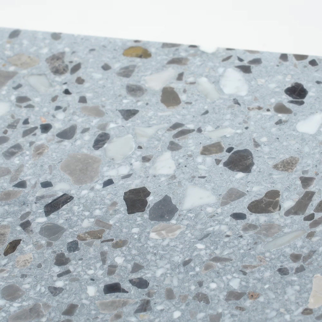 Gray Beige 24x24 Honed Square Terrazzo Large Format Tile (2 pack, 7.75 sq ft/case)