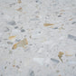 White Gold 24x24 Honed Square Terrazzo Large Format Tile (2 pack, 7.75 sq ft/case)
