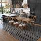Raven Black 11x13 Polished Hexagon Nero Marquina Thassos Marble Mosaic Tile (5 pack, 5.21 sq ft/case)
