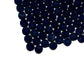 Jet Black 11x12 Tumbled Penny Round Marble Mosaic Tile (5 pack, 4.83 sq ft/case) - Sample