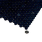 Jet Black 11x12 Tumbled Penny Round Marble Mosaic Tile (5 pack, 4.83 sq ft/case) - Sample