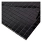 Eastern Black 12x12 Polished Square Marble Mosaic Tile (5 pack, 5 sq ft/case)