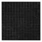 Eastern Black 12x12 Polished Square Marble Mosaic Tile (5 pack, 5 sq ft/case)