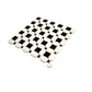 Eastern Black Thassos White 12x12 Polished Octagon Marble Mosaic Tile (5 pack, 5.08 sq ft/case)
