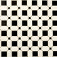 Eastern Black Thassos White 12x12 Polished Octagon Marble Mosaic Tile (5 pack, 5.08 sq ft/case)