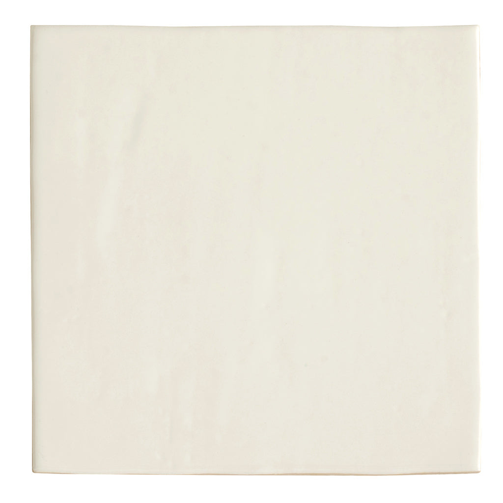 Pearl White 6x6 Glossy Square Porcelain Tile (19 pack, 4.65 sq ft/case) - Sample