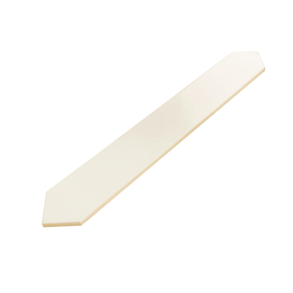 Pearl White 3x19 Glossy Picket Porcelain Tile (20 pack, 7.65 sq ft/case) - Sample