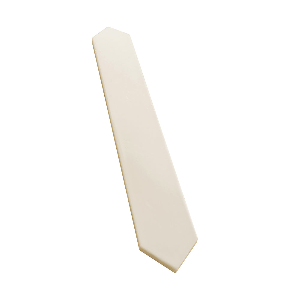 Pearl White 3x19 Glossy Picket Porcelain Tile (20 pack, 7.65 sq ft/case) - Sample