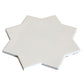 Pearl White 7x7 Glossy Star Porcelain Tile (16 pack, 6.46 sq ft/case) - Sample