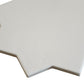 Pearl White 7x7 Glossy Star Porcelain Tile (16 pack, 6.46 sq ft/case)