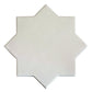 Pearl White 7x7 Glossy Star Porcelain Tile (16 pack, 6.46 sq ft/case)