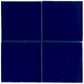 Royal Blue 6x6 Glossy Square Porcelain Tile (19 pack, 4.65 sq ft/case)