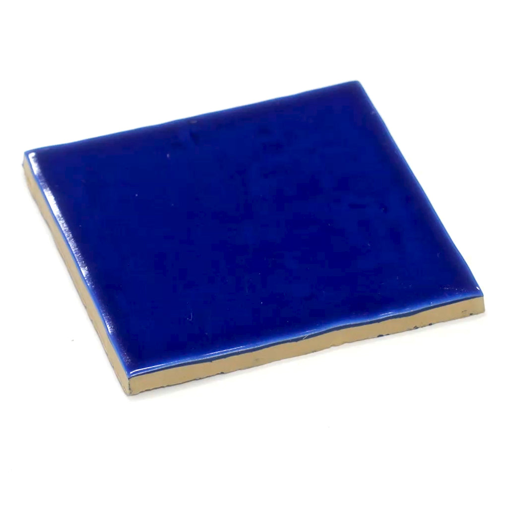 Royal Blue 6x6 Glossy Square Porcelain Tile (19 pack, 4.65 sq ft/case) - Sample