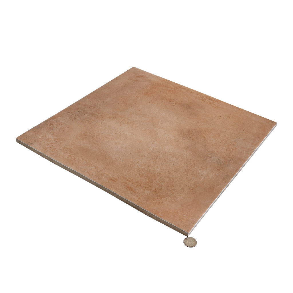 Terracotta 18x18 Matte Square Porcelain Large Format Tile (5 pack, 10.9 sq ft/case)