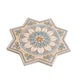 Terracoota Sage Green-Blue 7x7 Matte Star Porcelain Tile (16 pack, 6.46 sq ft/case)