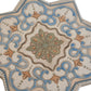Terracotta Soft Gray-Blue 7x7 Matte Star Porcelain Tile (16 pack, 6.46 sq ft/case)