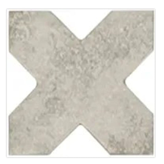 Soft Beige 6x6 Matte Cross Porcelain Tile (24 pack, 6.35 sq ft/case) - Sample