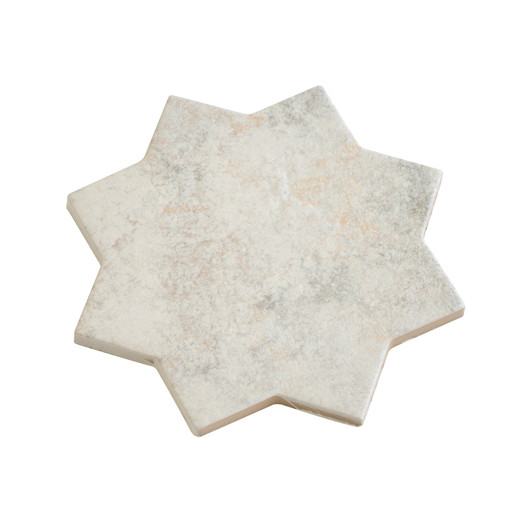 Light Ash Beige 6x6 Matte Star Porcelain Tile (16 pack, 4.2 sq ft/case) - Sample