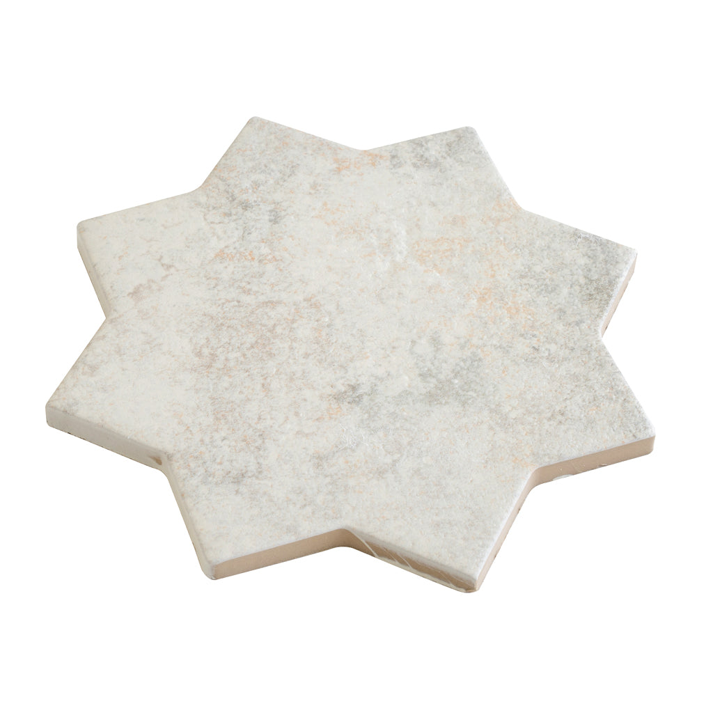 Light Ash Beige 6x6 Matte Star Porcelain Tile (16 pack, 4.2 sq ft/case) - Sample