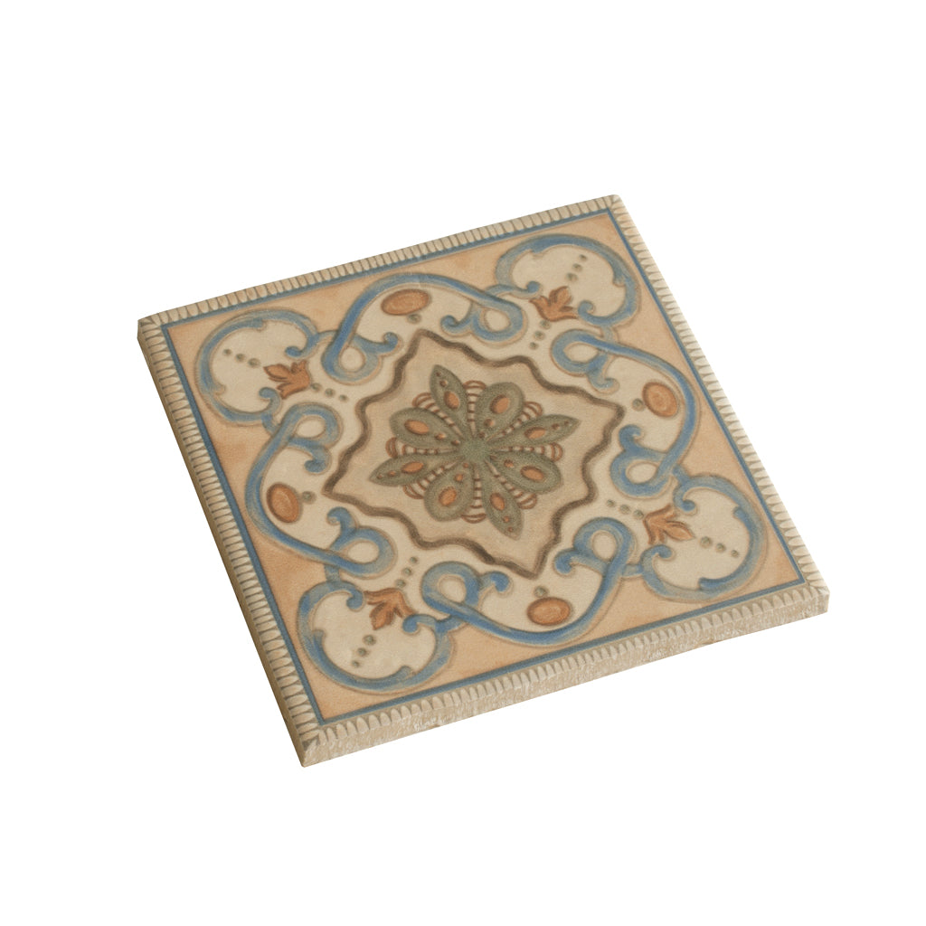 Taupe-blue Terracotta 6x6 Matte Square Porcelain Tile (19 pack, 4.65 sq ft/case)