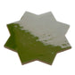 Deep Forest Green 7x7 Glossy Star Porcelain Tile (16 pack, 6.46 sq ft/case)