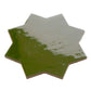 Deep Forest Green 7x7 Glossy Star Porcelain Tile (16 pack, 6.46 sq ft/case) - Sample