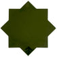 Deep Forest Green 7x7 Glossy Star Porcelain Tile (16 pack, 6.46 sq ft/case)