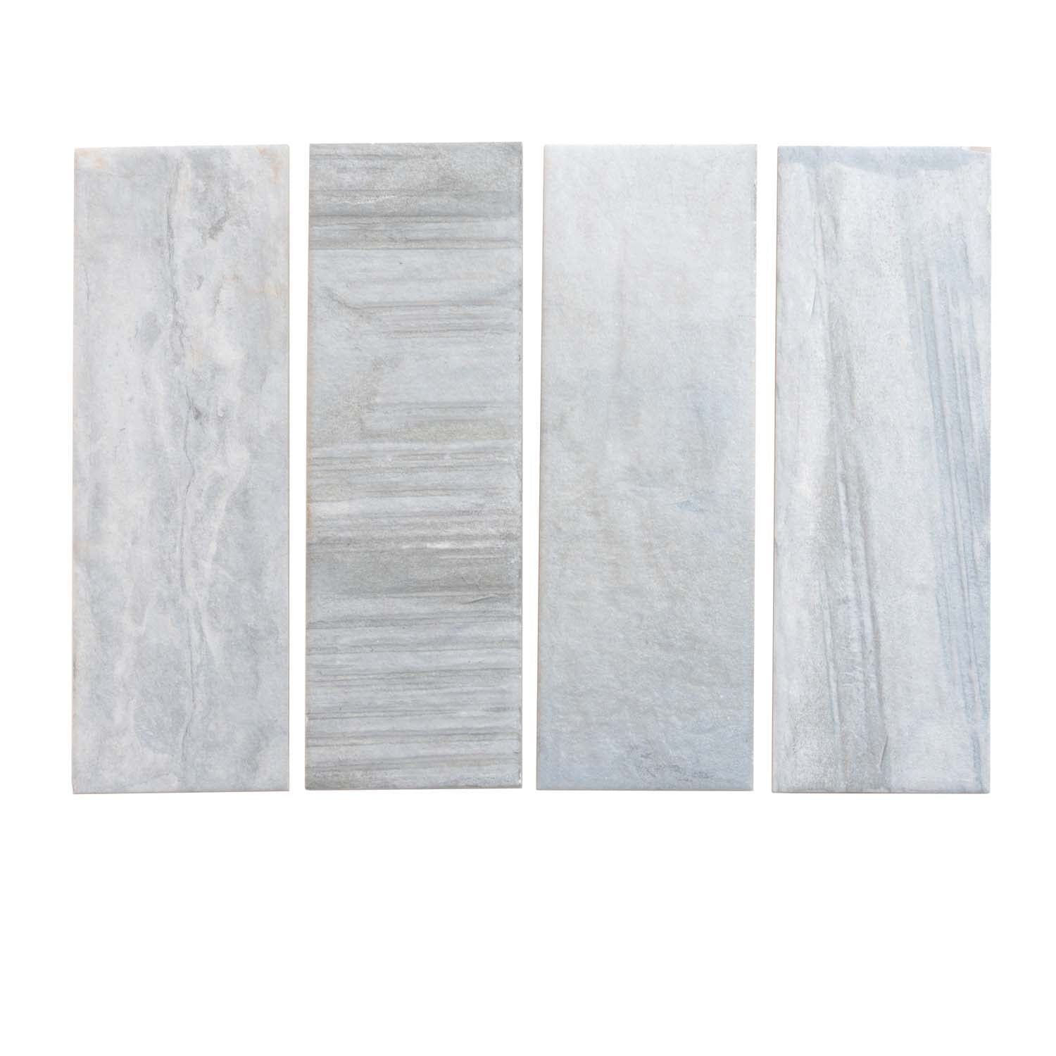 Gray 4x13 Matte Brick Porcelain Tile (31 pack, 12.034 sq ft/case) - Sample