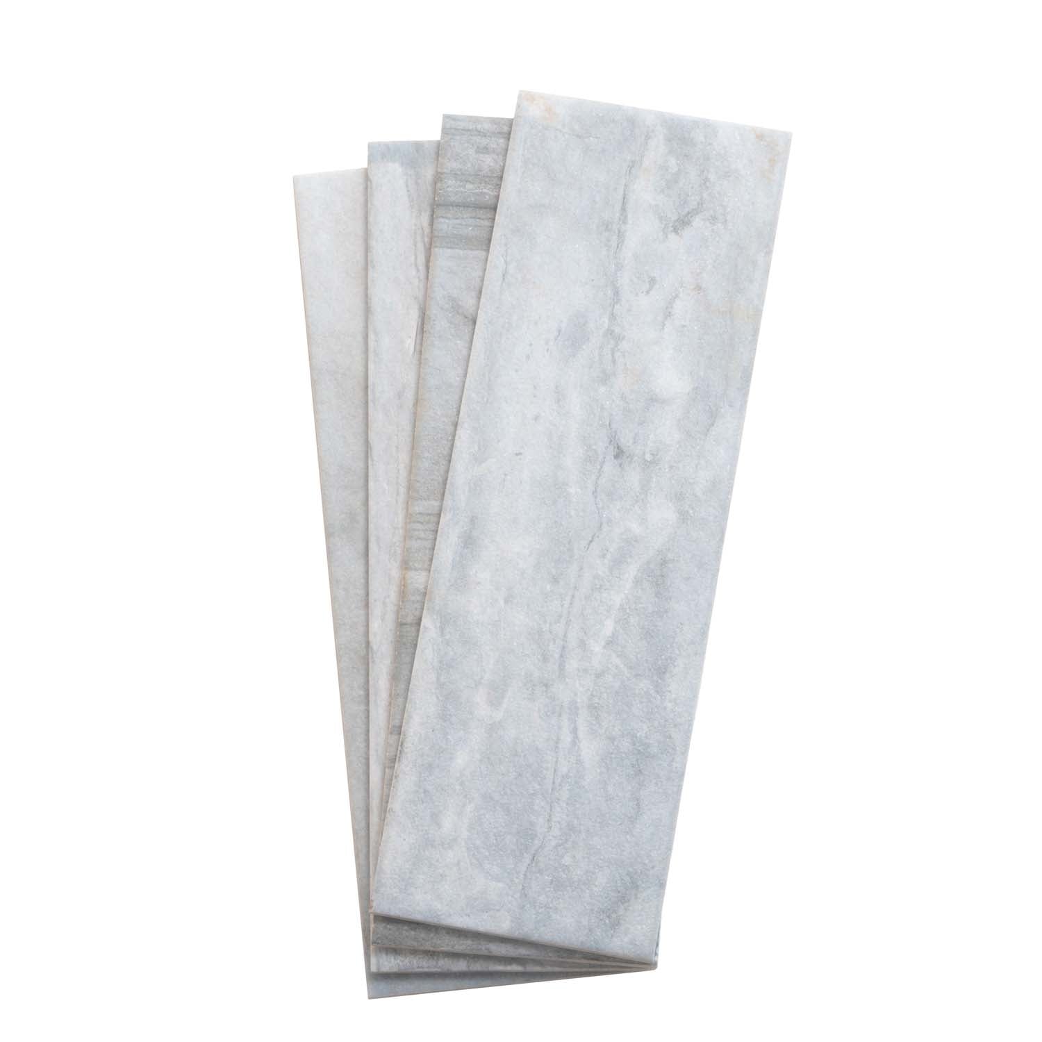 Gray 4x13 Matte Brick Porcelain Tile (31 pack, 12.034 sq ft/case) - Sample