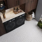 White Beige 12x12 Polished Multi-shaped Thassos Crema Marfil Marble Mosaic Tile (5 pack, 5.17 sq ft/case)
