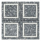 Light Gray White 12x12 Honed Square Terrazzo Marble Mosaic Tile (5 pack, 5 sq ft/case) - Sample