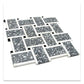 Charcoal Gray White 12x12 Honed Basketweave Terrazzo Dolomite Limestone Marble Mosaic Tile (5 pack, 5.08 sq ft/case)