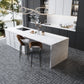 Charcoal Gray Black 12x12 Honed Basketweave Terrazzo Dolomite Limestone Marble Mosaic Tile (5 pack, 5.08 sq ft/case)
