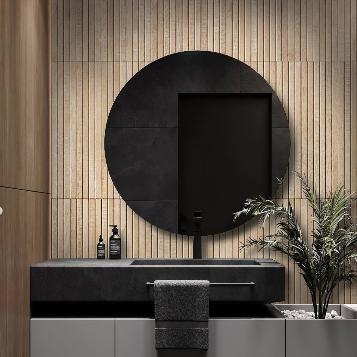 Bois Ribbon 23.77 in. x 47.25 in. Matte Maple Porcelain Deco Wall and Floor Tile (14 Cases, 216.86 sqft/Pallet)