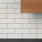 White 4x12 Matte Ceramic Subway Tile (34 pack, 10.4 sq ft/case) - Sample