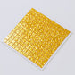 Shimmer Gold 12x12 Glossy Uniform Square Glass Mosaic Tile (20 pack, 20 sq ft/case)